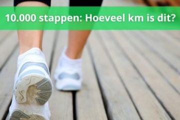 hoeveel km zijn 10000 stappen