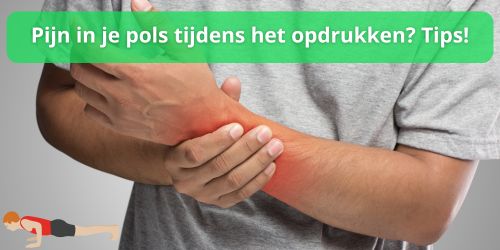 pijn in pols tijdens opdrukken