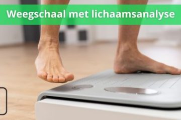 weegschaal met lichaamsanalyse