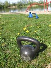 kettlebell-in-natuur