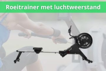 roeitrainer met luchtweerstand