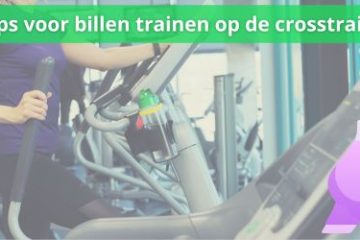 billen trainen op crosstrainer