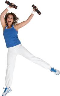 springende-en-lachende-vrouw