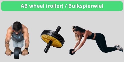 AB wheel roller Buikspierwiel uitleg