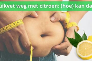 kan je buikvet weg met citroen
