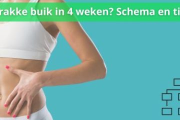 strakke buik in 4 weken schema en tips