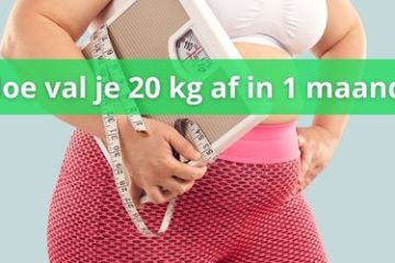 20 kg afvallen in 30 dagen