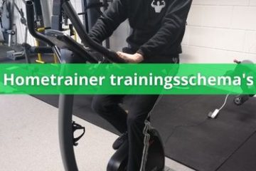 hometrainer trainingsschema gemaakt door fitvooralles