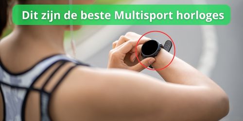 multisport horloge tijdens sporten