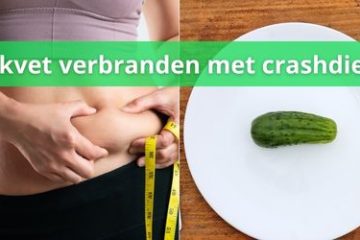 Met crashdieet buikvet verbranden
