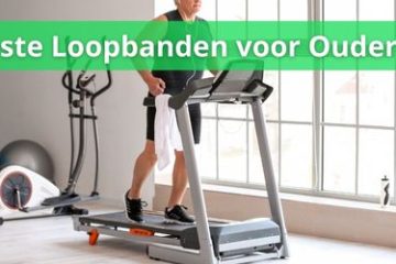 Oudere man op loopband