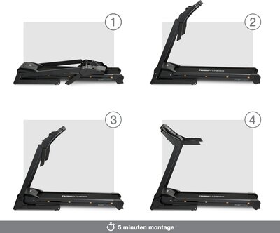 eindmontage van de kingston i loopband