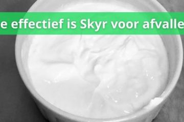 bakje met skyr voor afvallen