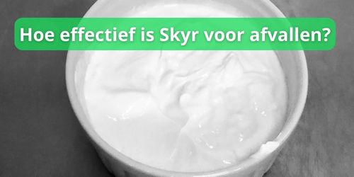 bakje met skyr voor afvallen