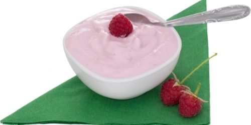 skyr met aardbei