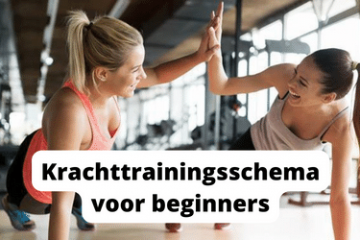 Krachttrainingsschema voor beginners