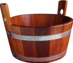 Sauna Voetenbad Hout