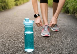 Water drinken hardlopen