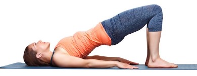 Glute bridge oefening