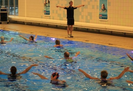 Oefeningen aquajoggen