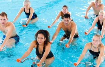 Training aqua spinning