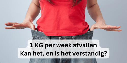 1 KG per week afvallen