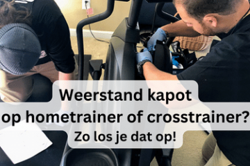 Weerstand kapot hometrainer crosstrainer