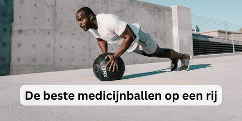 medicijnballen op een rij