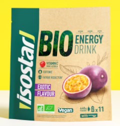 Isostar poeder sportdrank bio exotic