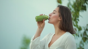 Moringa poeder smoothie