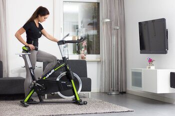 Spinningfiets stuur verstellen