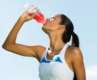 Sportdrankjes workout