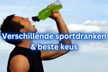 Verschillende sportdranken