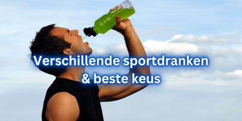 Verschillende sportdranken