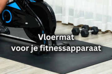 Vloermat voor fitnessapparaat