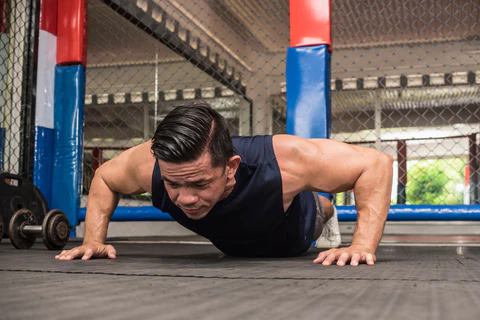 wide grip push up
