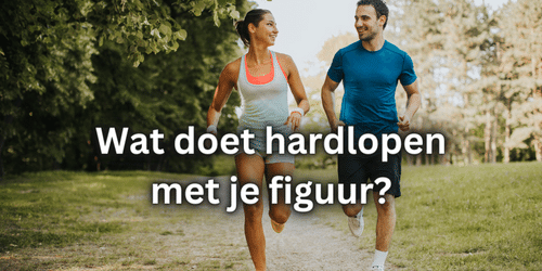 Strak figuur hardlopen