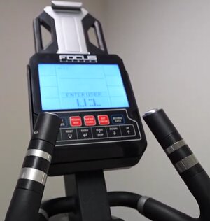 Display focus fitness stride
