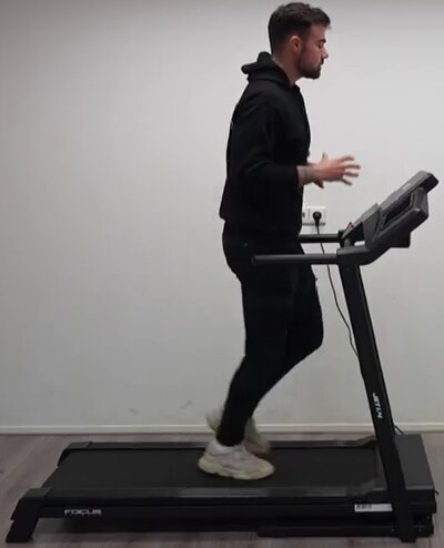 Hardlopen op focus fitness jet 1.4