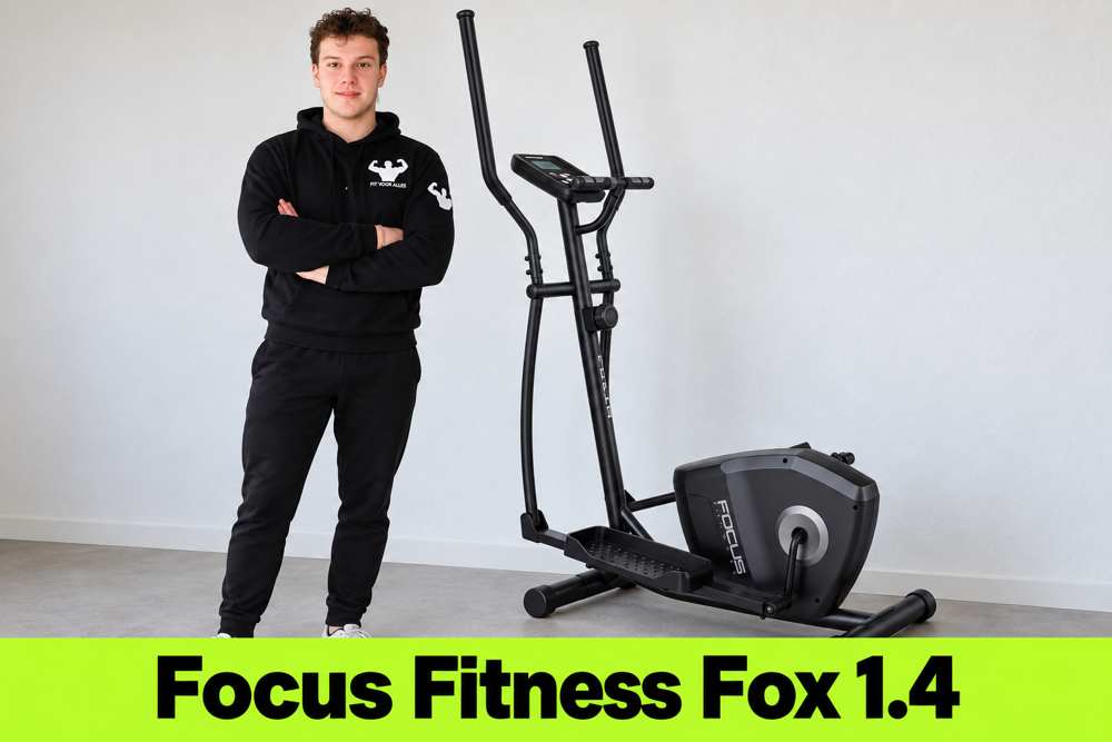 Casper naast de Focus Fitness Fox 1.4