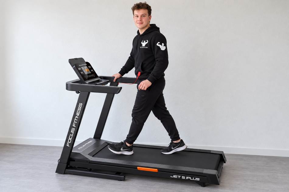 Casper gebruikt de Focus Fitness Jet 5 iPlus