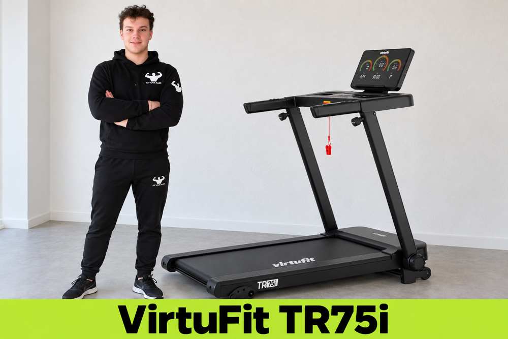Casper naast de VirtuFit TR75i