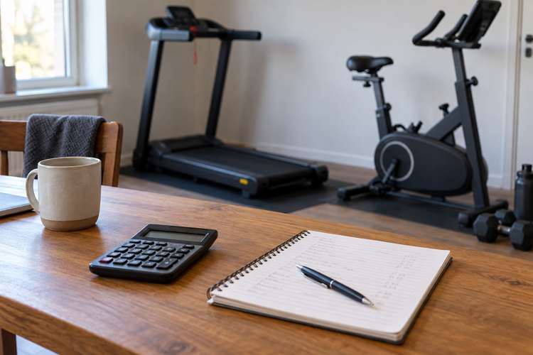 Kosten voor fitnessapparatuur berekenen